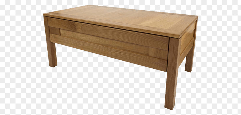 Four Legs Table Coffee Tables Drawer Angle Wood Stain PNG