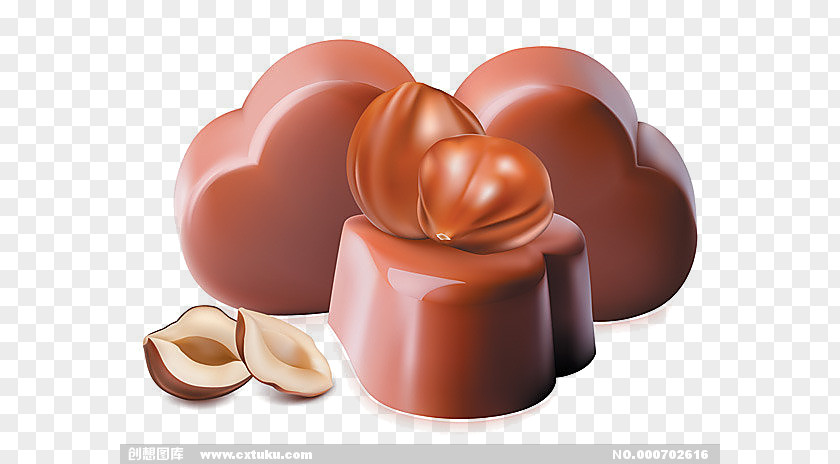 Gourmet Cuisine Picture Painted Material,chocolate Candy Nut Clip Art PNG