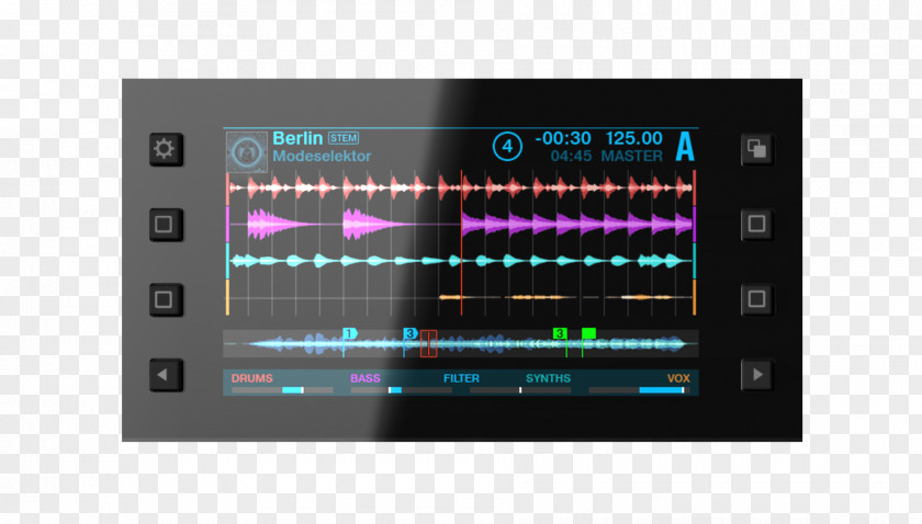 Native Instruments Traktor Kontrol S8 Disc Jockey DJ Controller PNG