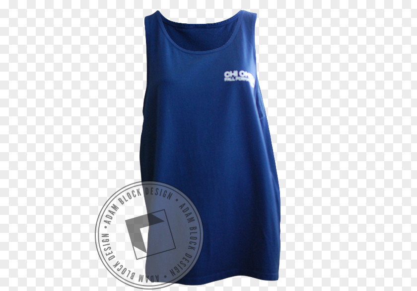 Omega Lucky Block T-shirt Clothing Blue Sleeveless Shirt PNG