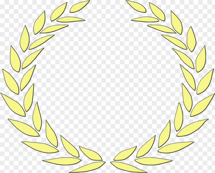 Plant Yellow Laurel Leaf Crown PNG