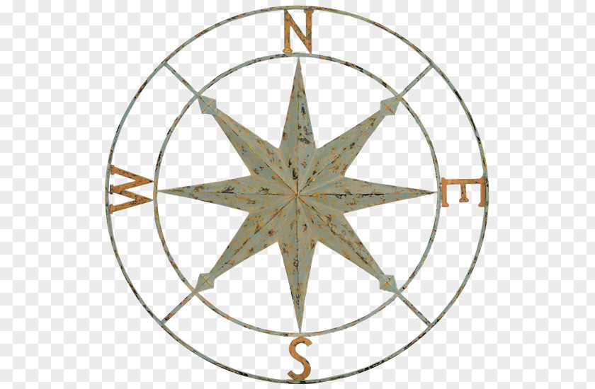 Points Of The Compass Wall Decal Decorative Arts PNG