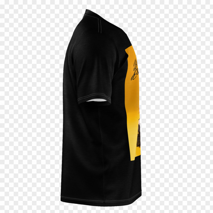 T-shirt Sleeve Sportswear Black M PNG