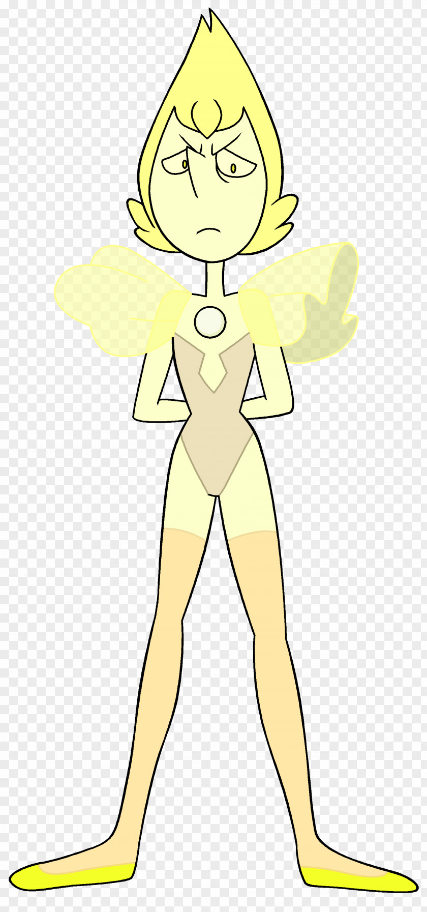 Yellow Dancer Pearl Steven Universe Gemstone Diamond Peridot PNG