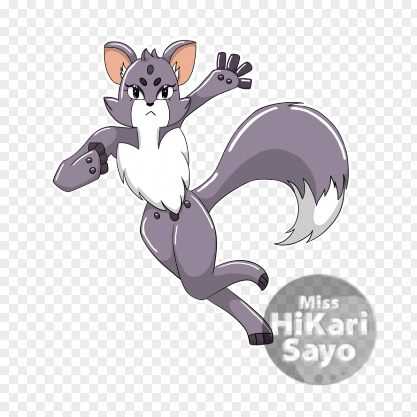 Cat Paw Cartoon Tail Character PNG