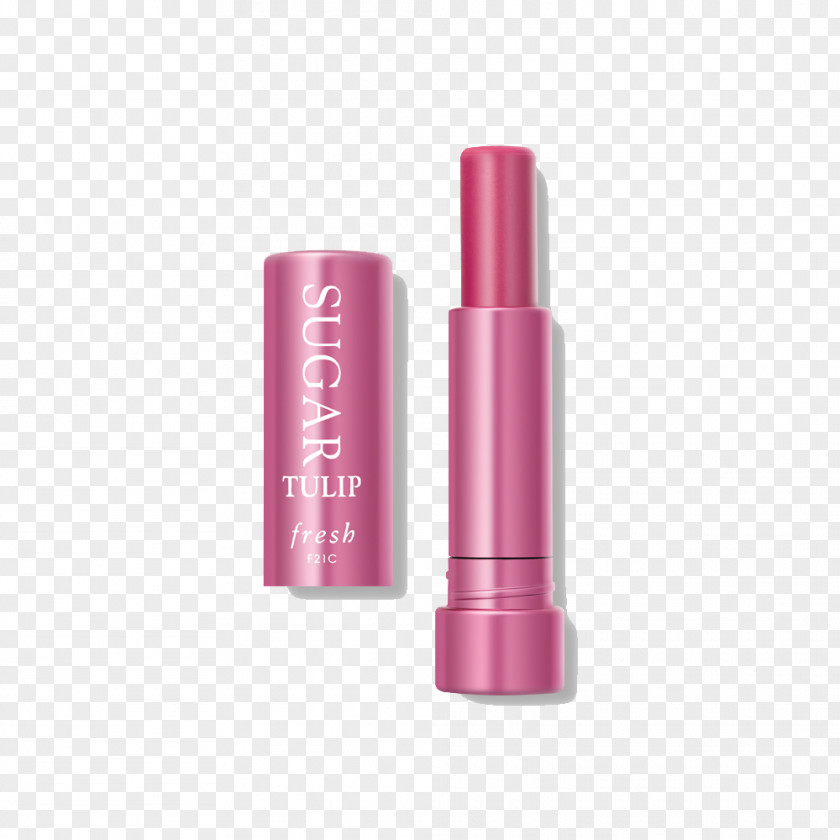 Fu Lei Cheng Poetry Fresh Moisturizing Lip Balm Sugar Pink Tulips Yue Lipstick Moisturizer PNG