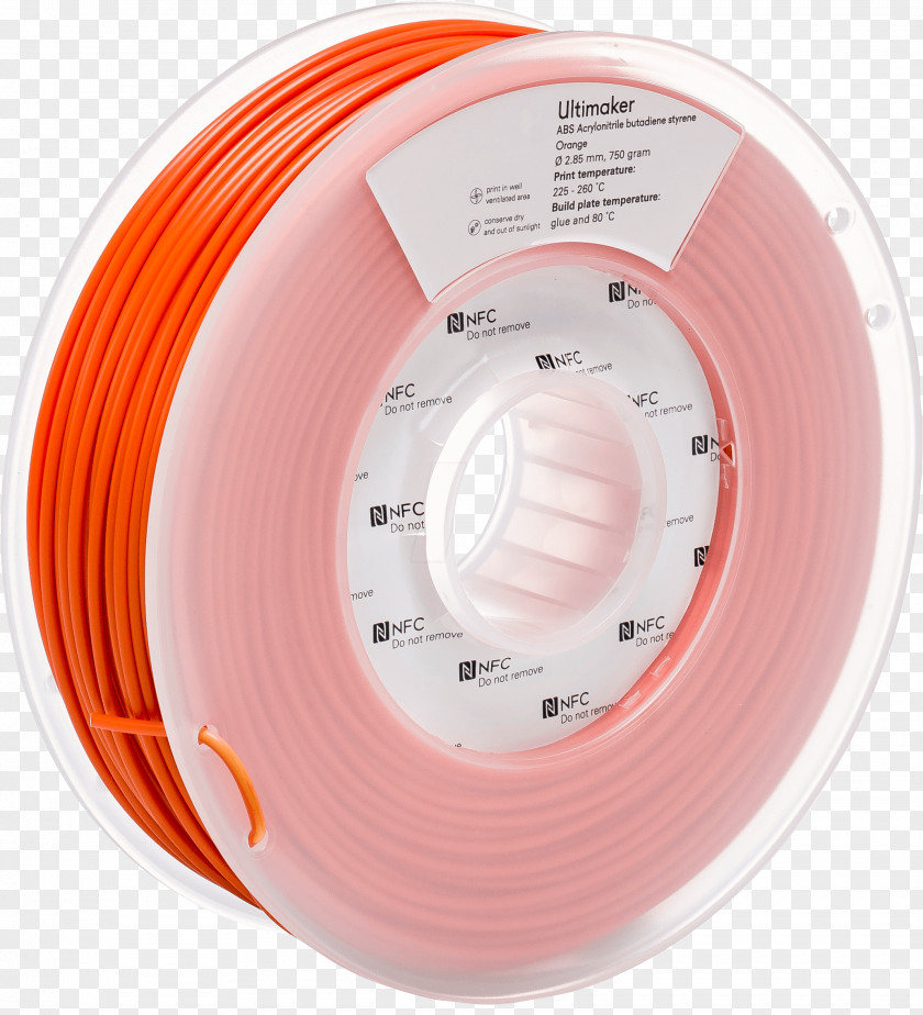 Printer 3D Printing Filament Ultimaker Acrylonitrile Butadiene Styrene PNG