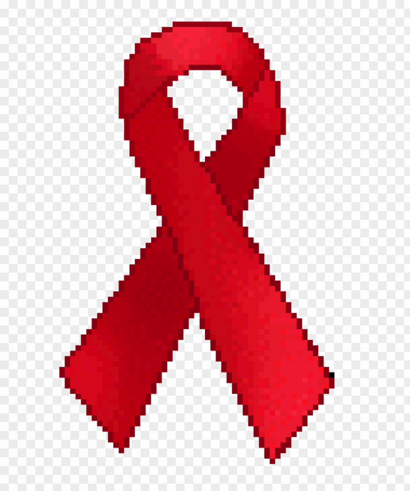 Crossen Agency Inc Red Ribbon Cross-stitch HIV/AIDS Clip Art PNG