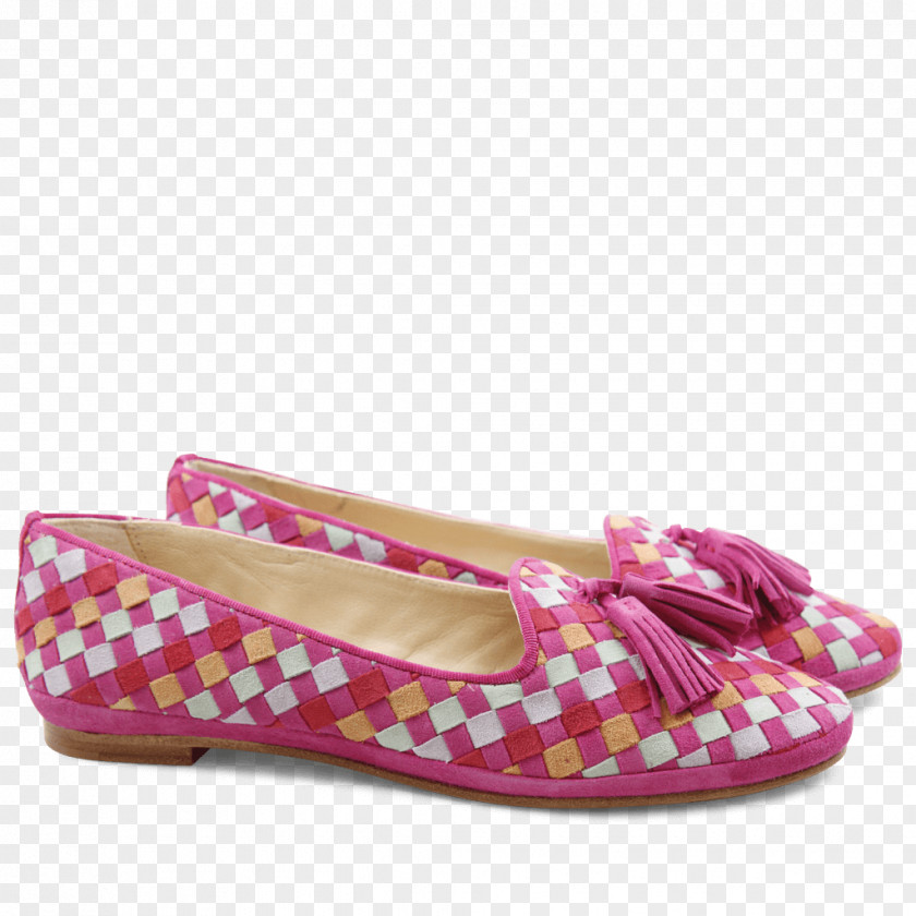 Sandal Ballet Flat Pink Shoe Leather Suede PNG