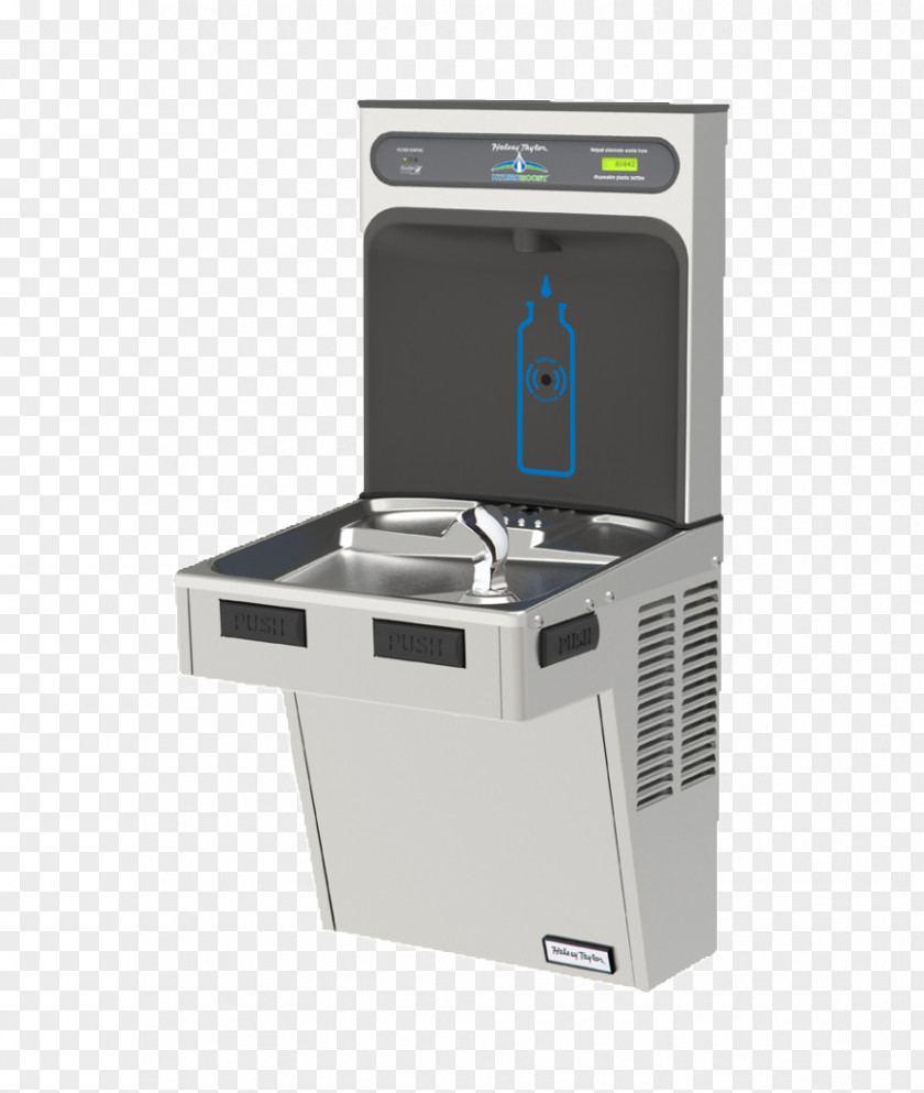 Bottle Water Filter Drinking Fountains Cooler Stainless Steel PNG