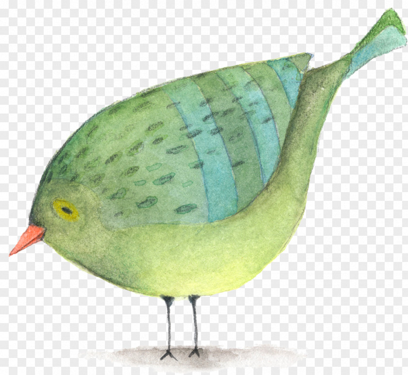 Cartoon Bird Paper Icon PNG