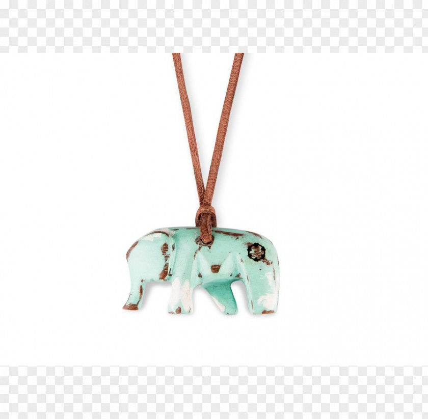 Elephant Ride Turquoise Necklace Charms & Pendants Woman Leather PNG