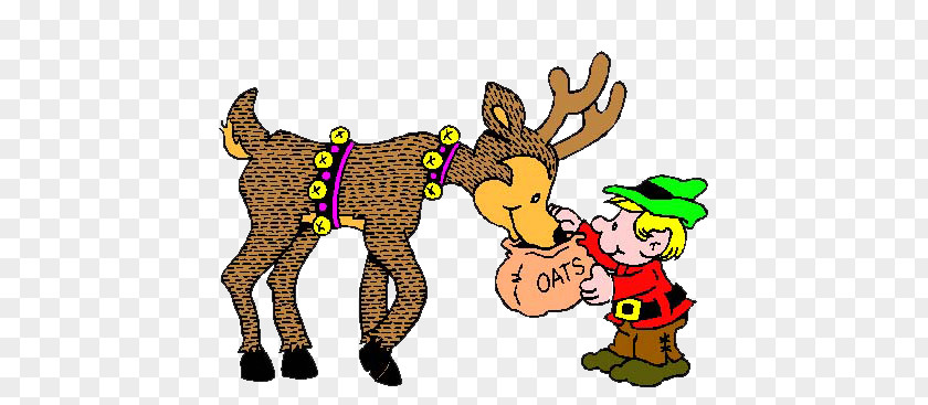 Image Reindeer Rudolph Santa Clauss Mrs. Claus PNG