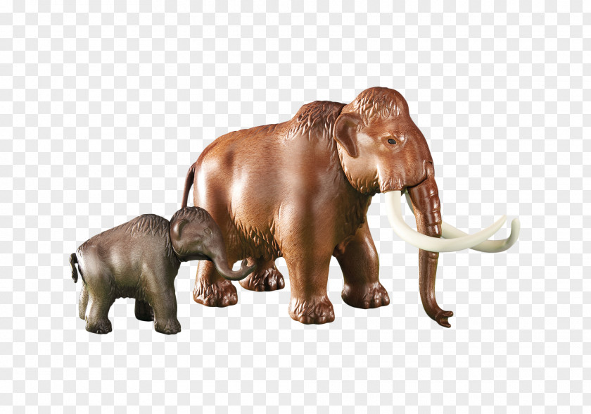 Playmobil Woolly Mammoth Indian Elephant Calf Skeleton PNG