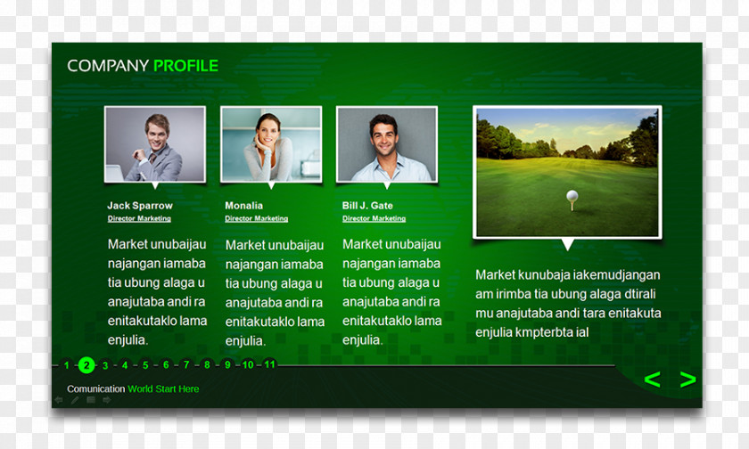 Presntation Templates Display Advertising Green Multimedia PNG