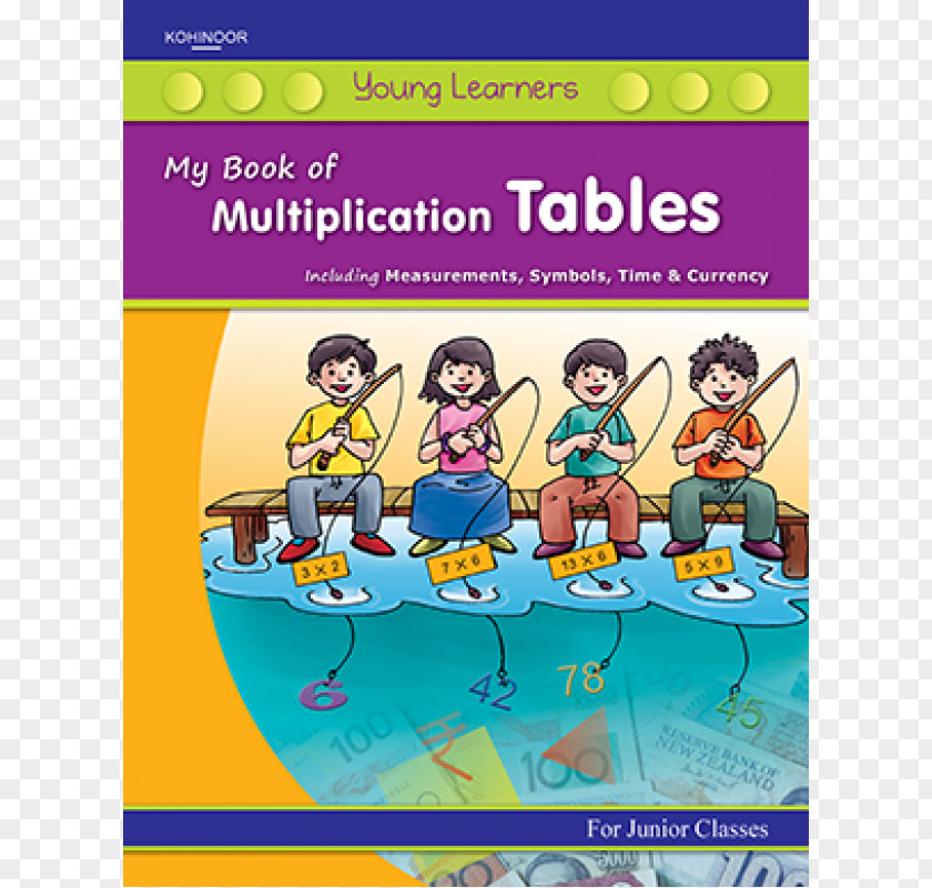 School Time Table Multiplication Book Kohinoor Publications PNG