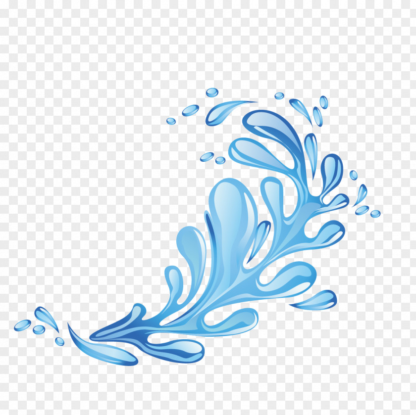 Vector Beautiful Water Droplets Drop Graphic Design PNG