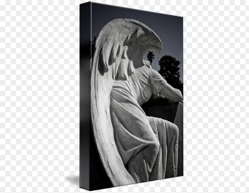 Weeping Angel Statue Art Sculpture Relief Imagekind PNG