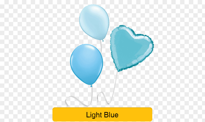 Balloon Light Blue Color PNG