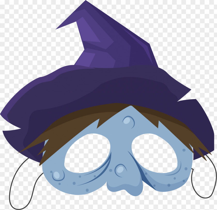 Cartoon Blue Mask Android Clip Art PNG