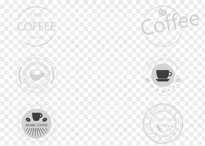 Chalk Hand-painted Pattern Vector Coffee Cafe PNG