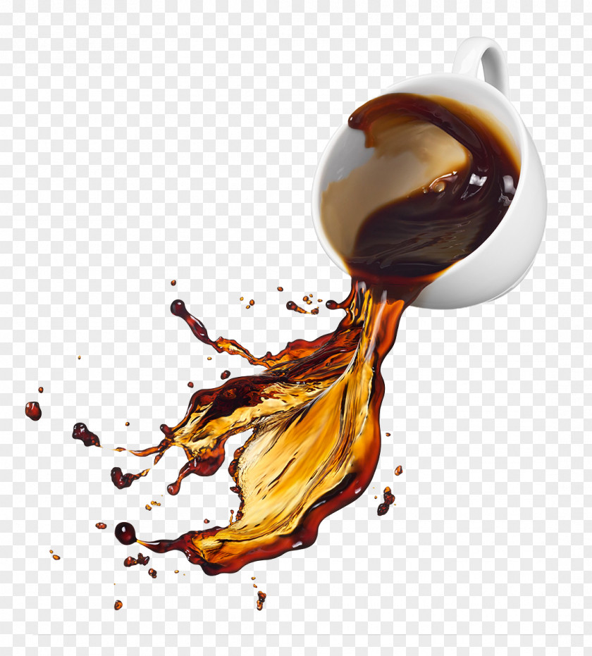 Coffee Darting Iced Latte Cup Drink PNG