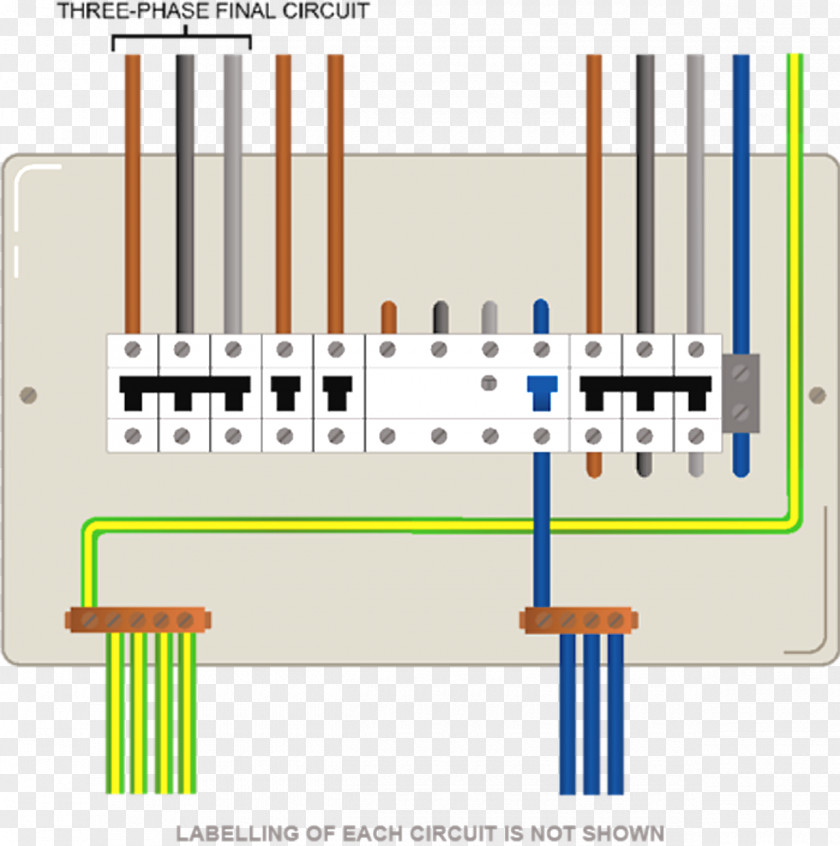 Single-phase Electric Power Wiring Diagram Switchboard Electrical Wires & Cable Distribution Board Home PNG
