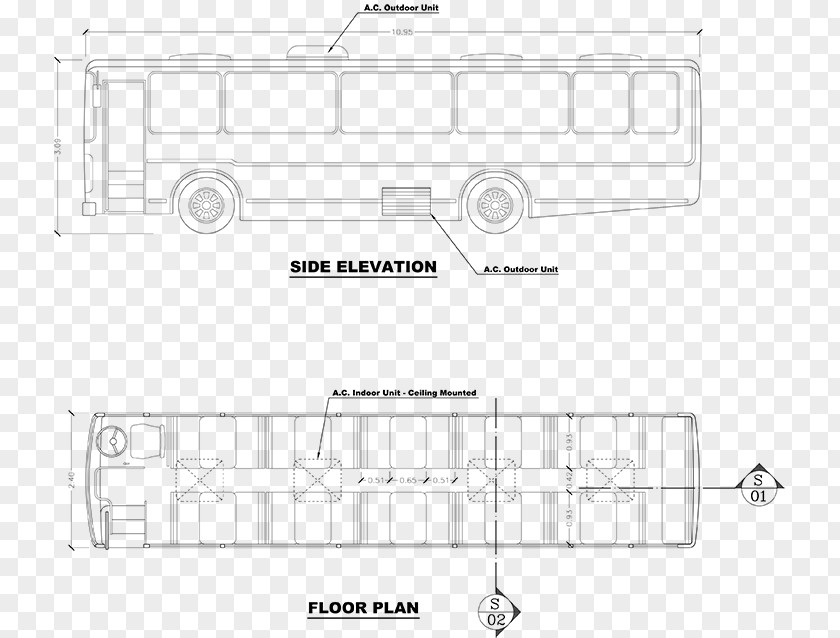 Bus Plan Godwin's Garage Elevation Floor Drawing PNG