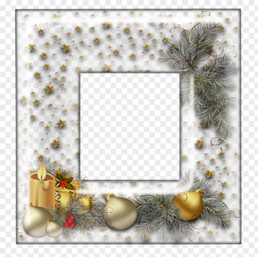 Christmas Picture Frames Clip Art PNG