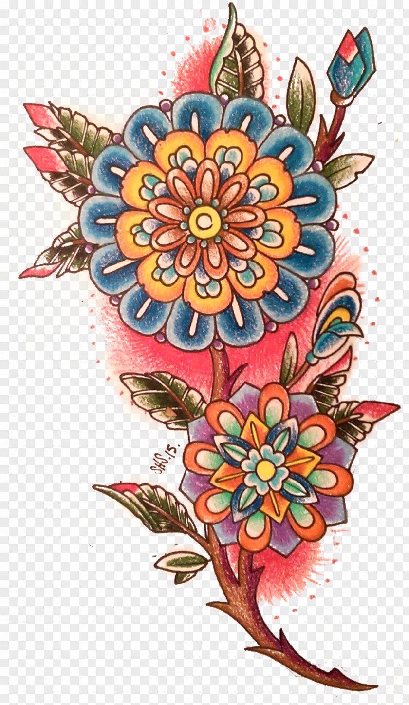Flower Floral Design Skinhouse Tattoo Studio Artist PNG
