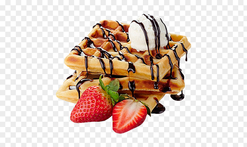 Ice Cream Belgian Waffle Cuisine Breakfast PNG