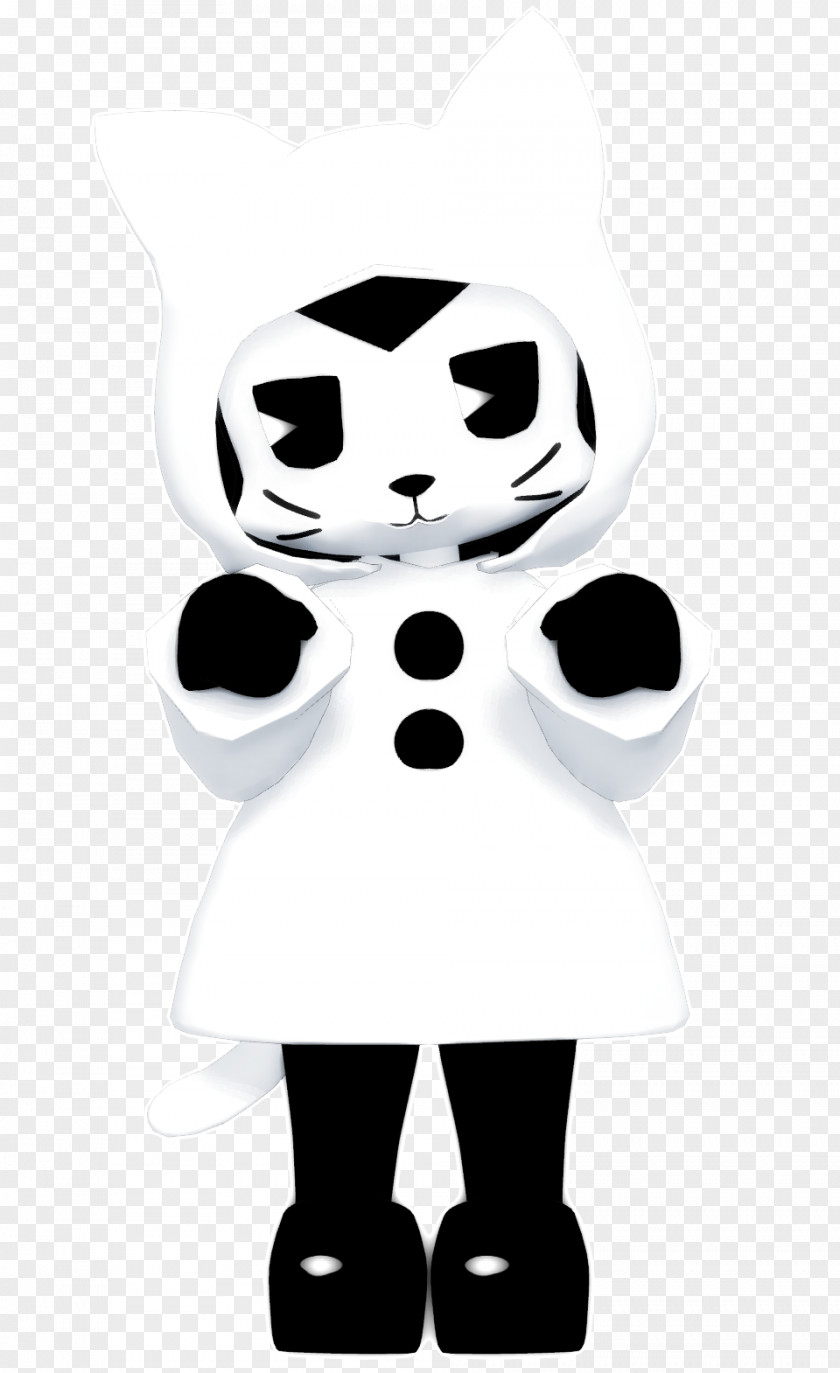 Meow White Headgear Character Bone Clip Art PNG