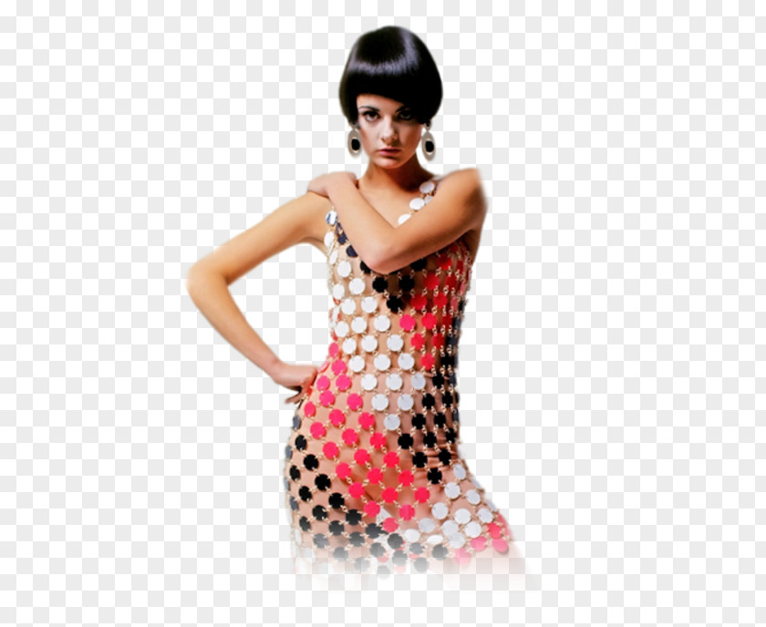 Model Paco Rabanne 1960s Fashion Design PNG