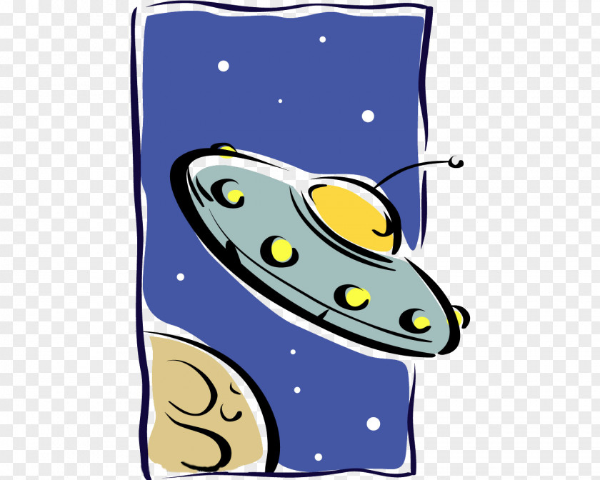 UFO Unidentified Flying Object Spacecraft Illustration PNG