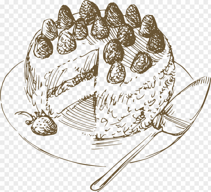 Cake Coffee Cupcake Drawing Illustration PNG