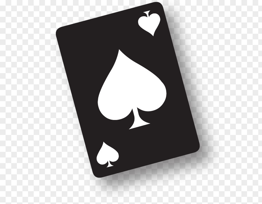 Spades Lite Playing Card Pip Ace PNG