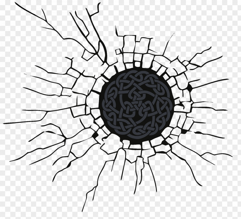 Loaded Stone Wall Hole Wallpaper PNG