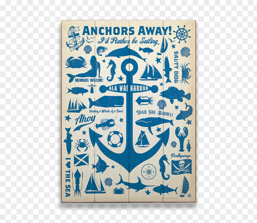 Anchor Wall Decal Decorative Arts Sailor Sticker PNG