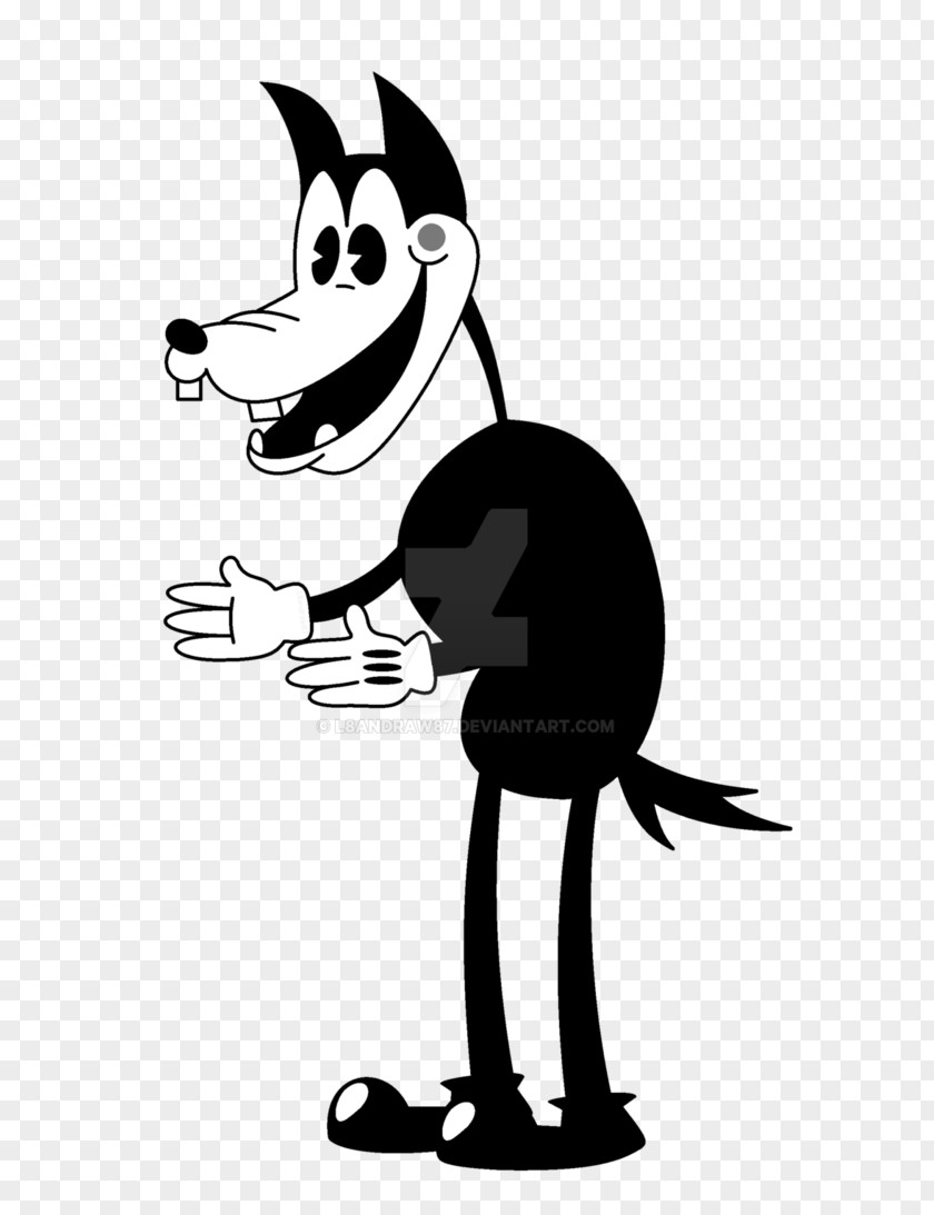 Boris Bendy And The Ink Machine TheMeatly Games Bad Wolf Gray PNG