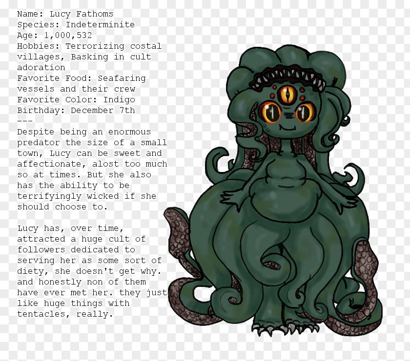 Cthulhu Silhouette Octopus Cartoon Legendary Creature Font PNG