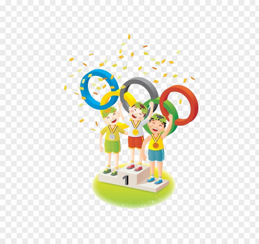 Olympic Award 2016 Summer Olympics 2008 1996 Symbols Cartoon PNG