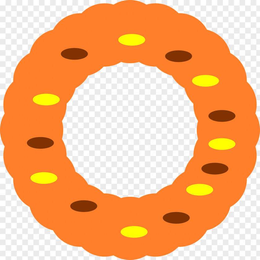 Yellow Donut Doughnut Food PNG