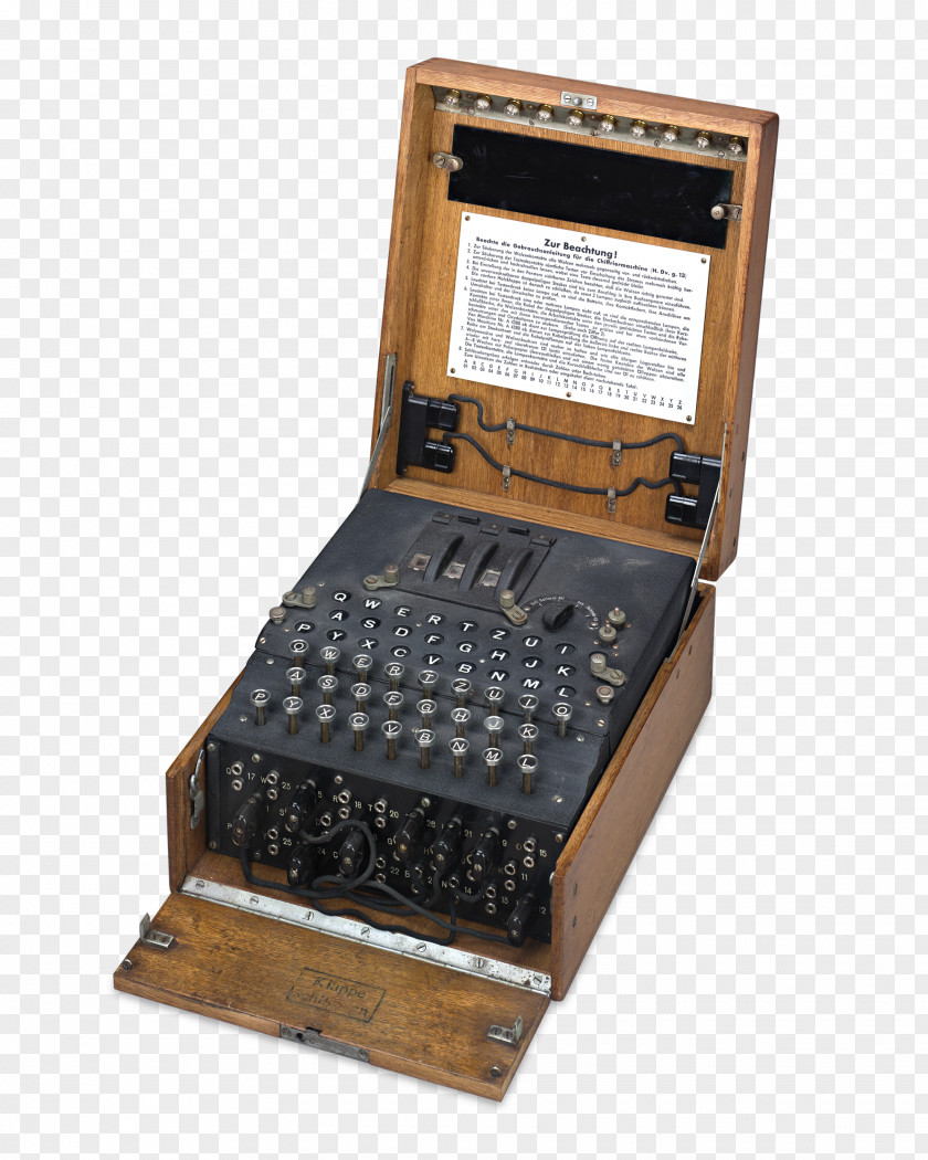 Enigma Machine Bletchley Park Maszyna Szyfrująca Rotor Details Second World War PNG