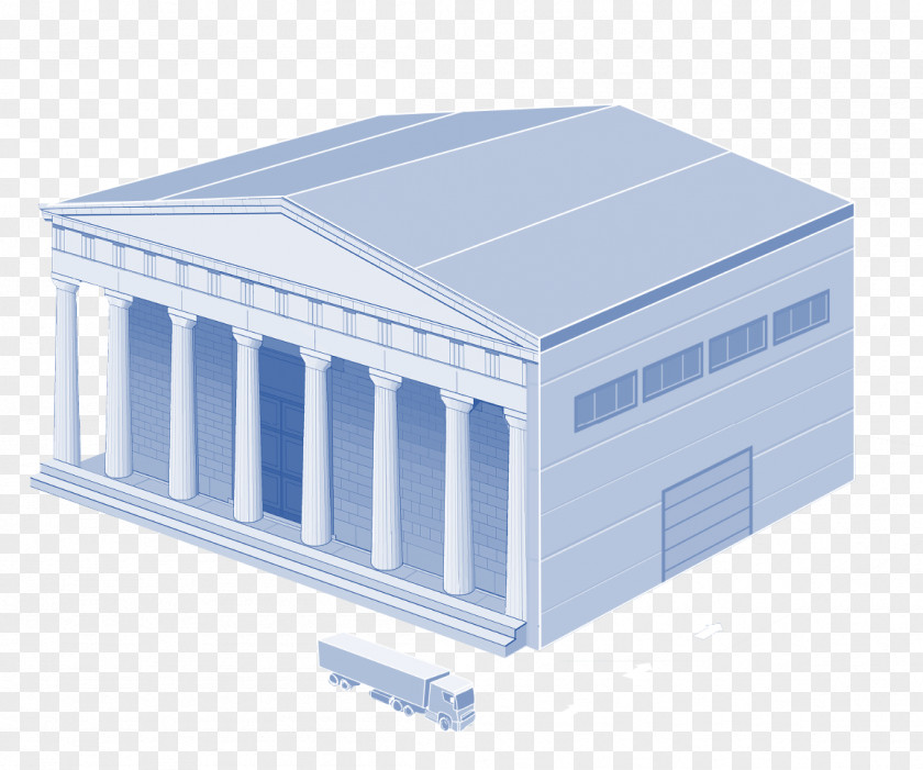 Parthenon Roof Architectural Engineering Facade Parede Prefabrication PNG