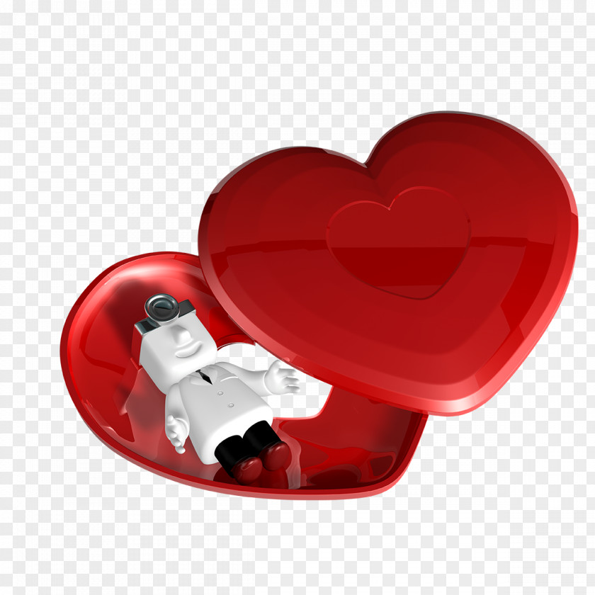 3D Character Sleeping Hearts Computer Graphics Download PNG