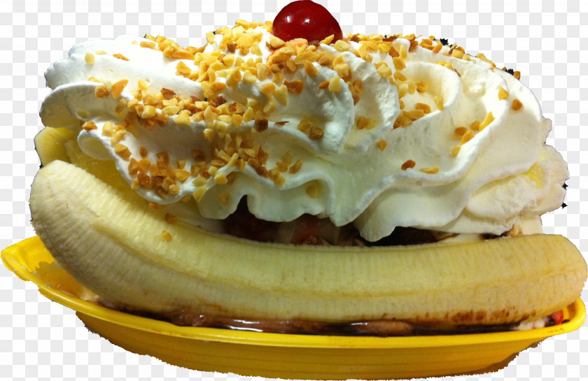 Banana Slices Ice Cream Banoffee Pie Dessert PNG