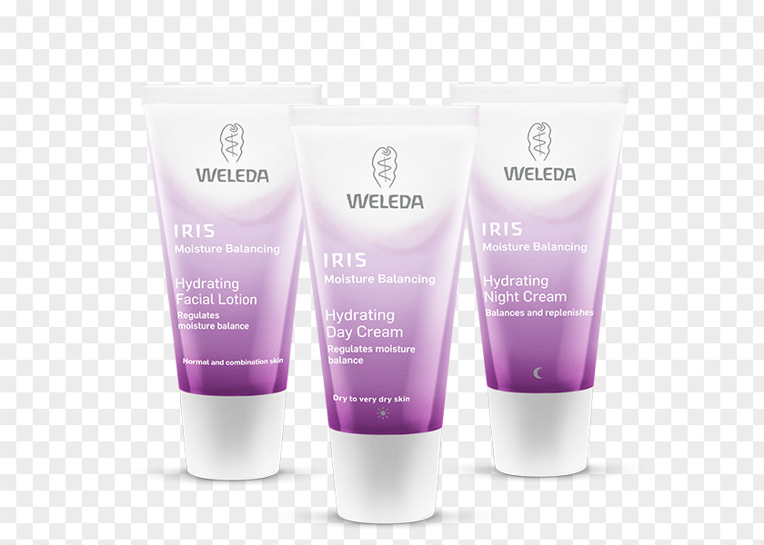Facial Treatment Lotion Weleda Cosmetics Skin Purple PNG