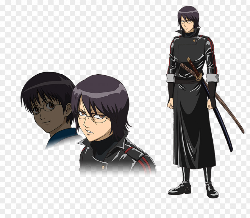 Kagura Okita Sougo Shimura Shinpachi Gintoki Sakata Kondo Isao PNG Isao, Anime clipart PNG