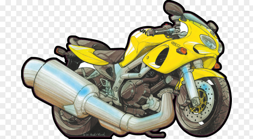Suzuki SV650 Car Motor Vehicle Motorcycle Accessories Exhaust System PNG