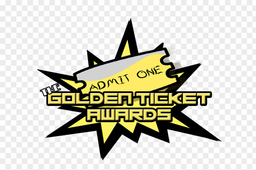 Golden Ticket Logo Fan Convention Clip Art PNG